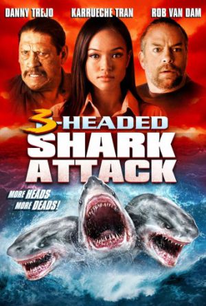 Постер Угроза из глубины 2: Атака трёхголовой акулы